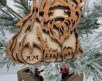 Highland Cow Christmas Ornament, Cow Decorations, Farm Lover Gift