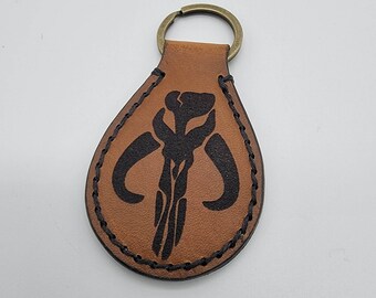 Mandalorian Mythosaur Skull Keychain