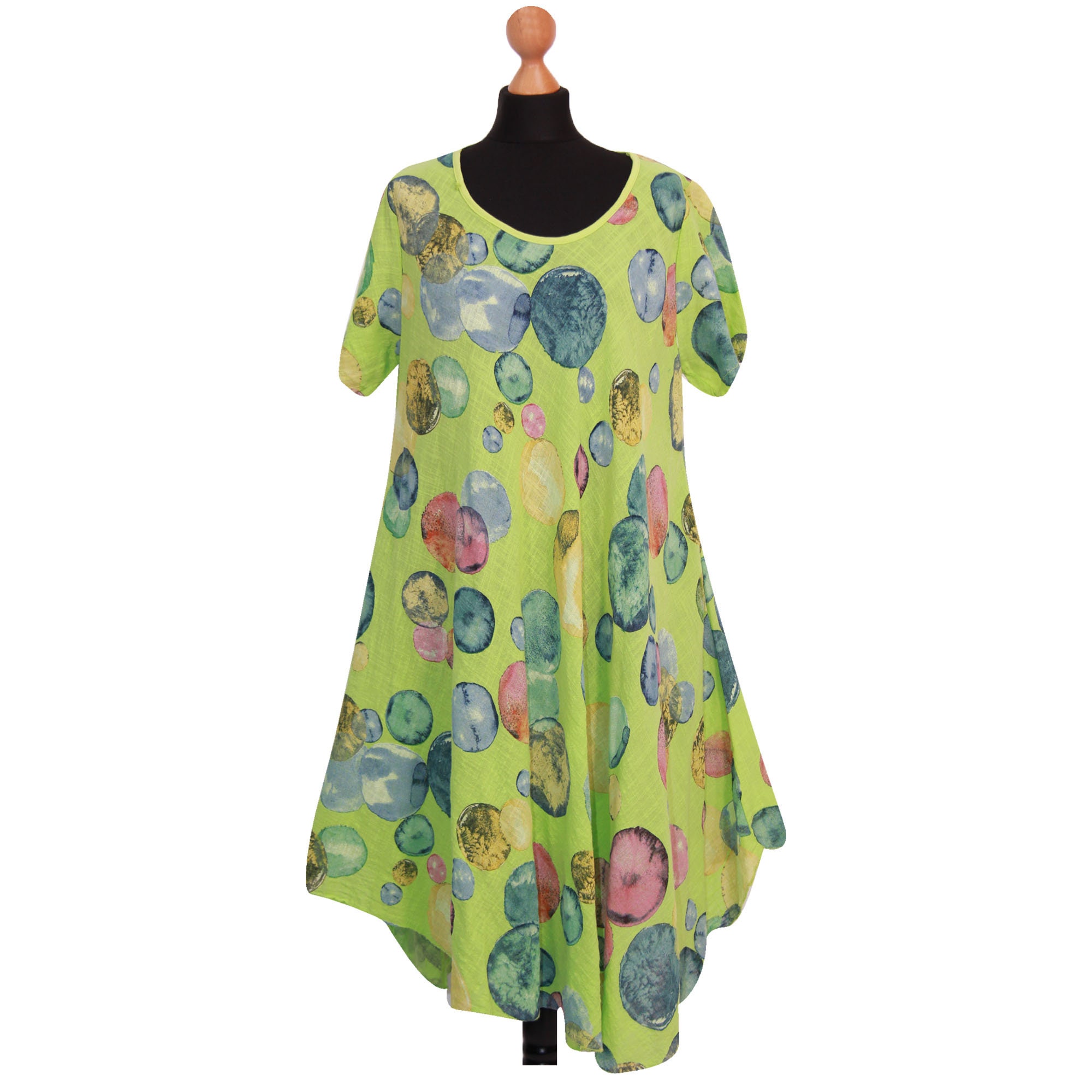 ladies summer swing dresses NEW WOMEN LADIES SHORT SLEEVE MIDI DRESS SUMMER SWING FRANKIE FLORAL DRESSES