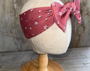 Pretty in Pink Baby Headband; Baby Shower Gift; Stretchy Baby Bow Headband; Soft Baby Headband; Newborn Headband; Soft Baby Bows; Newborn