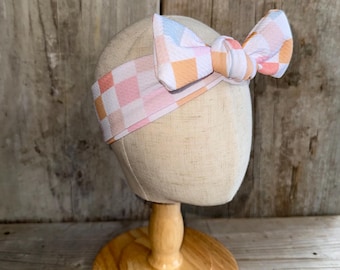 Ready Set Go Baby Headband; Baby Shower Gift; Stretchy Baby Bow Headband; Soft Baby Headband; Newborn Headband; Soft Baby Bows; Newborn