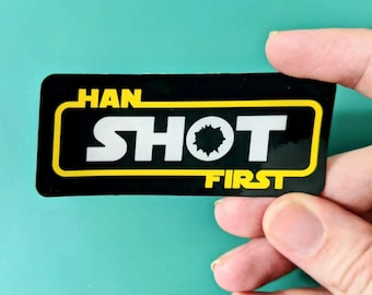 Adesivo "Han Shot First"