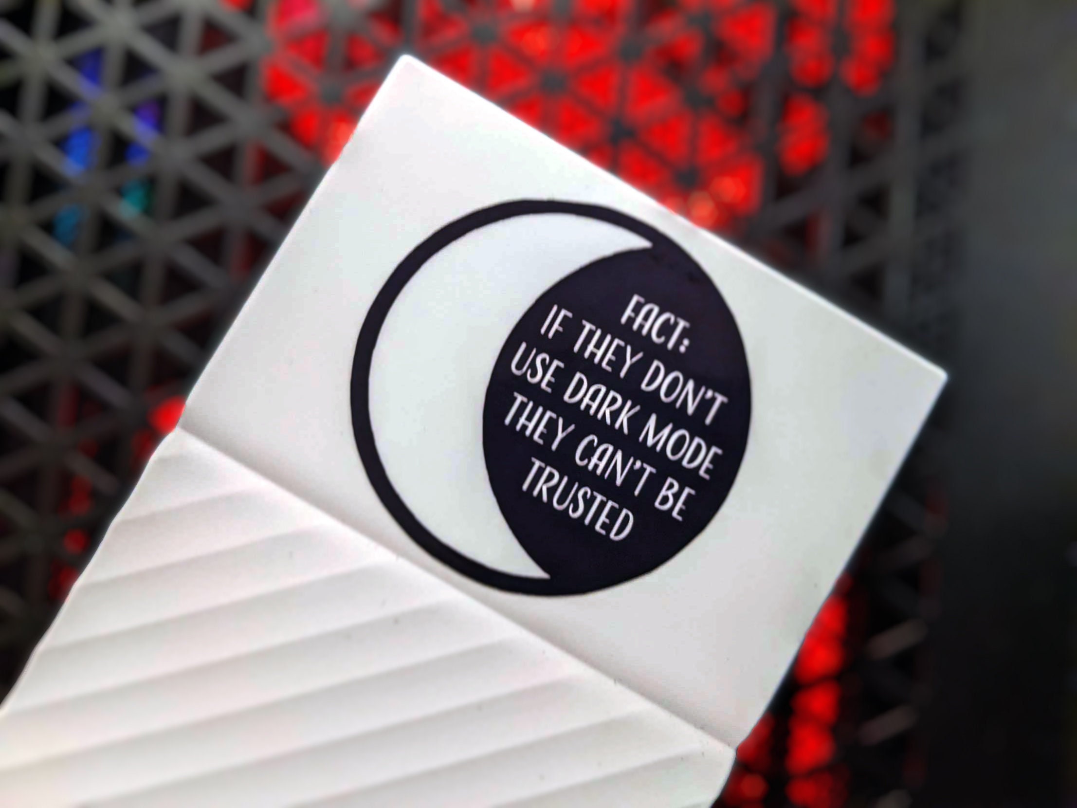 Dark Mode Computer Sticker - Etsy