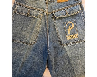 Vintage 90s Skater Style Paco Jeans 34" waist 32" inseam