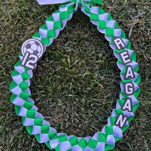 Gradutaion Ribbon Lei sports and customizable
