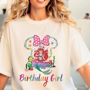 Little Mermaid Birthday Shirt, Ariel Birthday Shirt, Ariel Shirt, Birthday Squad Shirt, Princess Ariel Shirt, Ariel Mermaid Birthday Shirt
