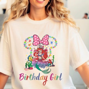 Little Mermaid Birthday Shirt, Ariel Birthday Shirt, Ariel Shirt, Birthday Squad Shirt, Princess Ariel Shirt, Ariel Mermaid Birthday Shirt