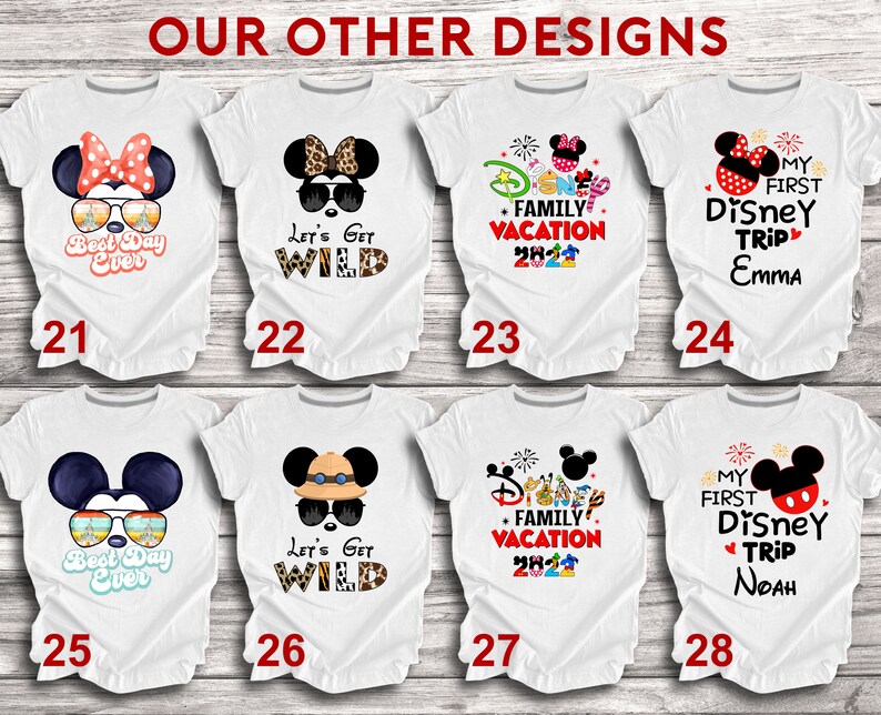 Disney Family Shirt Family Disneyworld Shirt Mickey Sketch - Etsy