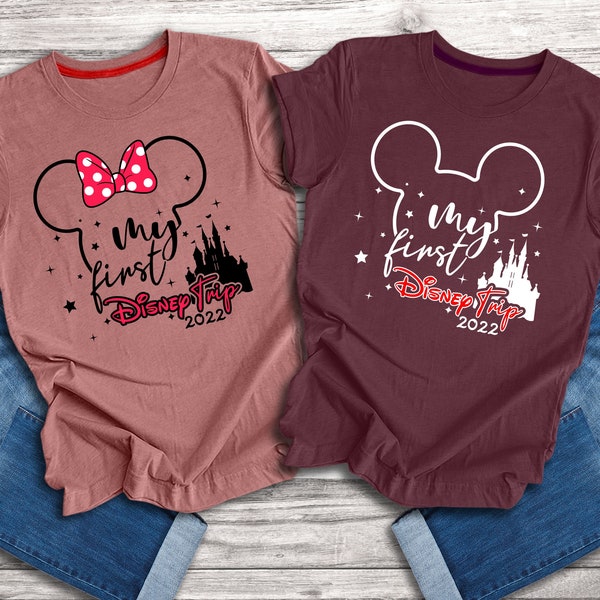 My First Disney Trip, Family Disney Vacation Shirt, Disneyworld shirt, Disneyland Shirt, Family Trip Shirt, Family Vacation Shirt