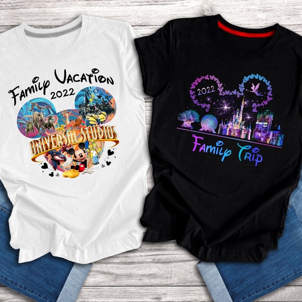 Family Vacation Universal Studios Shirt, Disney Shirt, Disney World Shirt, Family Disney Trip Shirt, Disneyland Shirt, Disney Theme Park