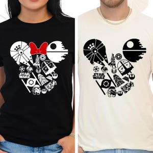 Star Wars Shirt, Star Wars Mickey Head Shirt, Millennium Falcon Shirt, Darth Vader Shirt, Stormtrooper Shirt, Disney Trip Shirt