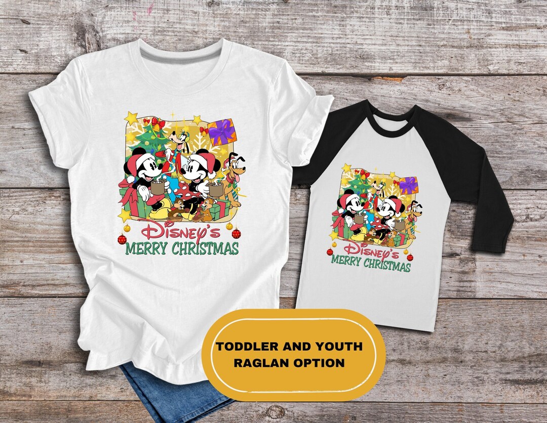 Disney Merry Christmas Party 2024 Shirt Disney Family Etsy