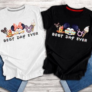 Best Day Ever Shirt, Disney Shirt, Disney Snack Shirt, Mickey Shirt, Minnie Shirt, Family Disney Trip Shirt, Disneyworld Vacation Shirt