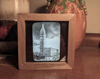 Metropolitan Life Building, New York  - Vintage Magic Lantern Slide Lamp