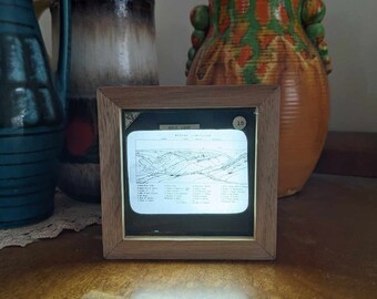 Panorama of Jerusalem - Vintage Magic Lantern Slide Lamp