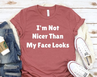 Funny Resting Bitch Face Shirt, RBF Graphic Tee