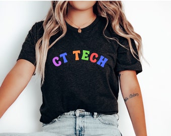 Camisa de tecnólogo de CT, Camisa de tecnología de CT, Graduado de tecnología de CT, Camisa de tecnología de rad, camiseta de tecnología de ct, regalo para tecnología de ct, camisa de semana de tecnología de rad, camisa de semana de rayos x