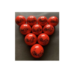 Steve Davis Signed Snooker Ball with COA, World Champion, Various Colours