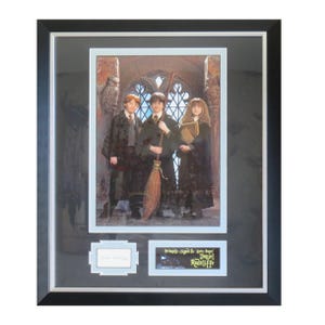 "Signierte Harry Potter Karte und Foto-Display mit Echtheitszertifikat, ""Lemon's Riley""."