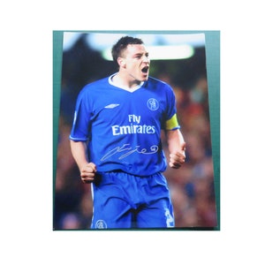 John Terry Signed Chelsea Large Photo with COA