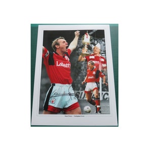 Stuart Pearce Hand Signed Nottingham Forest Photo Montage COA