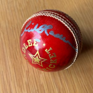 Sir Richard Hadlee Signed Cricket Ball Notts & New Zealand Legend with COA