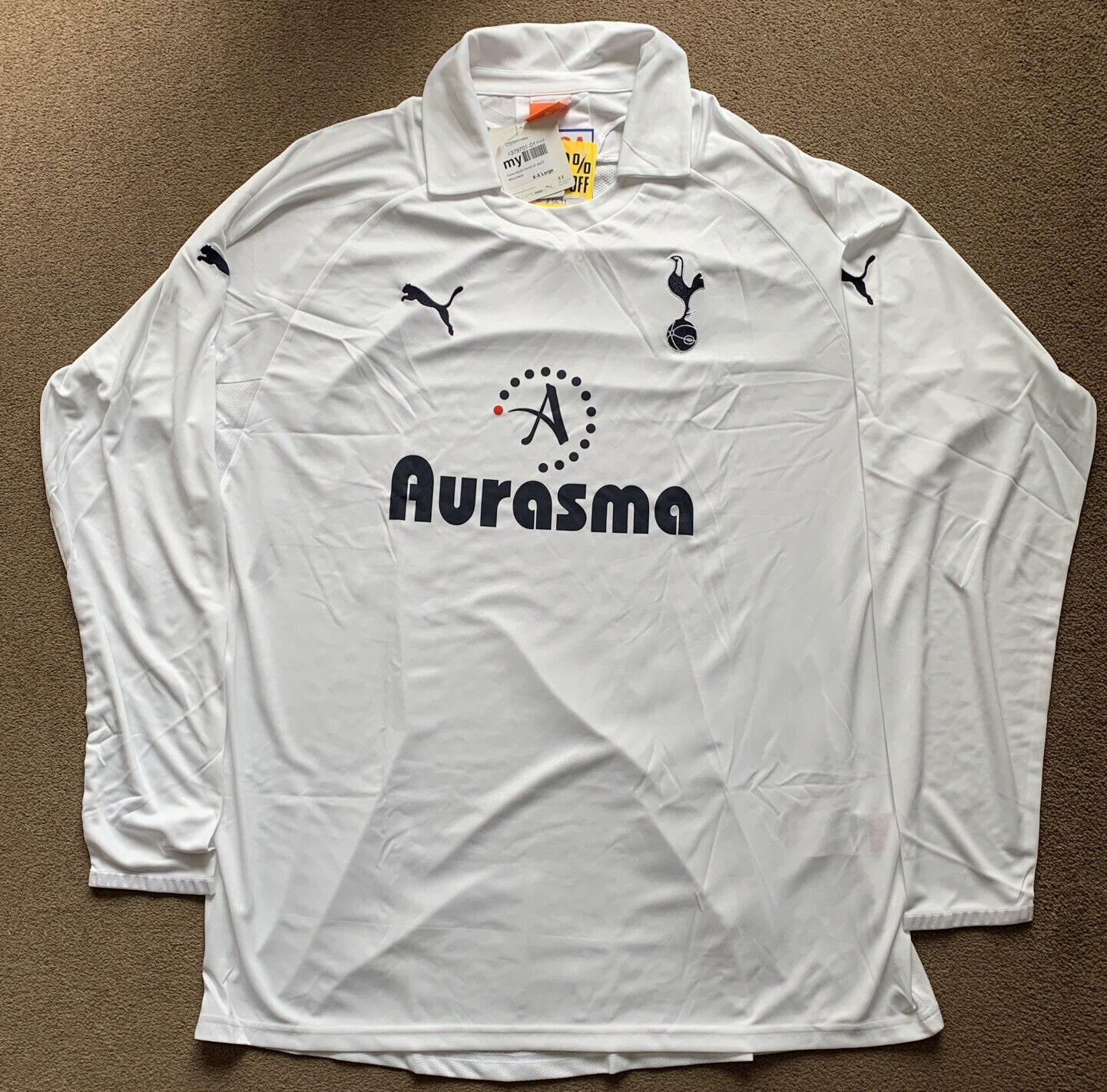 New PUMA Tottenham Spurs 125 Year Football Shirt Home White