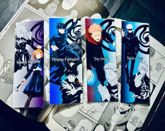 Jujutsu Kaisen | JJK-bladwijzers | Gelamineerde anime-bladwijzers | Anime-cadeaus