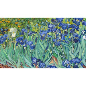 Motorized TV Cover with: Irises by Vincent van Gogh