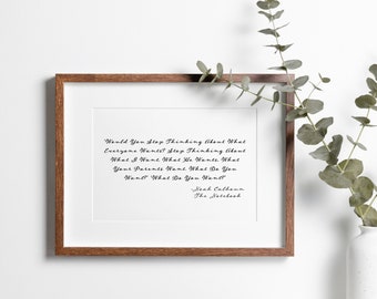 The Notebook Movie Quote Digital Art