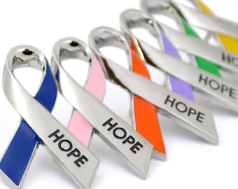 Hope for a Cure Ribbon Pin