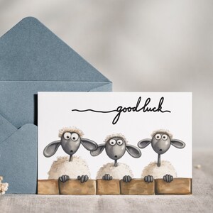 Clipart Sheep, 12 Watercolour Images of Cartoon Sheep and Spring Lambs Digital PNG with a Transparent Background, Commercial Use.