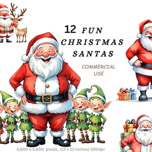 Weihnachtsmann Clipart Bilder Weihnachtsmann Clip Art PNG transparenten Hintergrund Kommerzielle Nutzung Karte machen Junk Journal Basteln