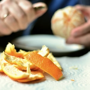 Süße Orangenschale, kleine Stücke (Spanien)