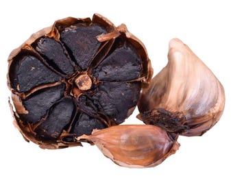 Ajo negro pelado / orgánico / fermentado / entero /