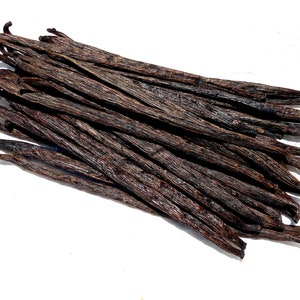 LARGE  Bourbon Vanilla Beans ,6-7 inches | Grade A| Papua New Guinea