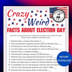 Trivia Amerikaanse verkiezingsdag, verkiezingsfeestspellen, verkiezingsavondspellen, politiek spel, triviavragen, familiegame-avond, ijsbrekerspellen