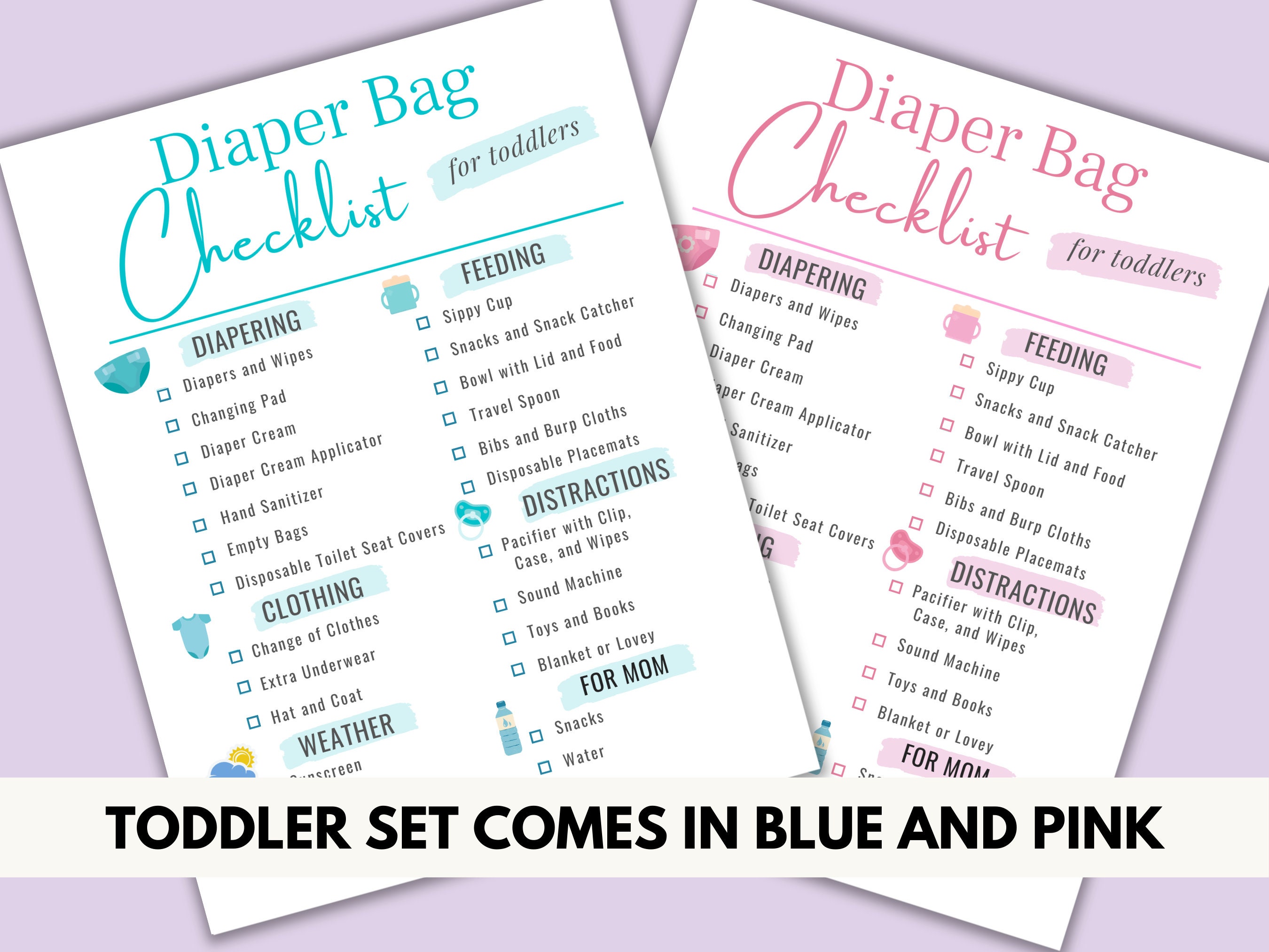Diaper Bag Checklist for Newborn and Toddler, Diaper Bag Essentials