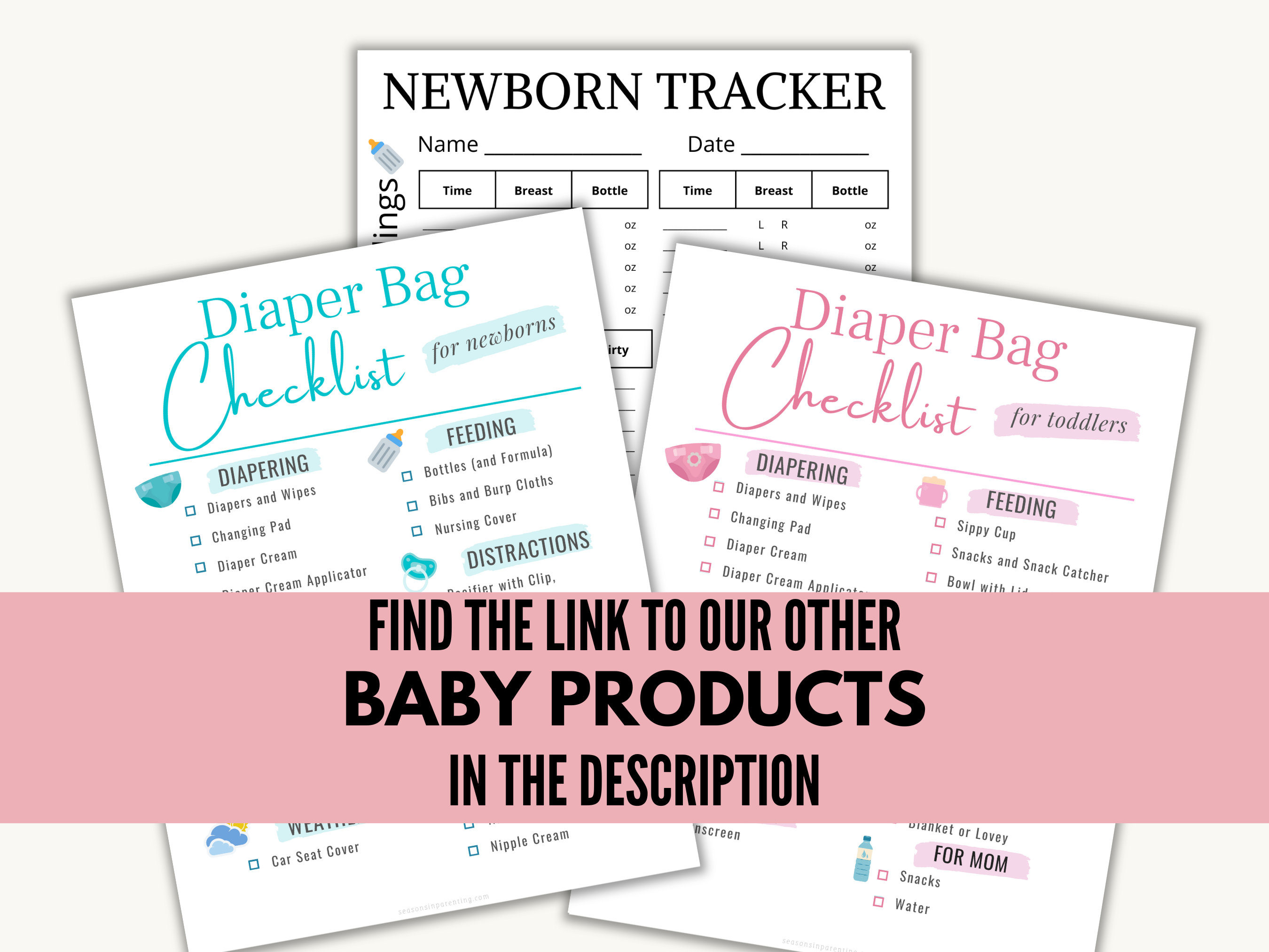Hospital Bag Checklist, Labor and Delivery Checklist, Editable