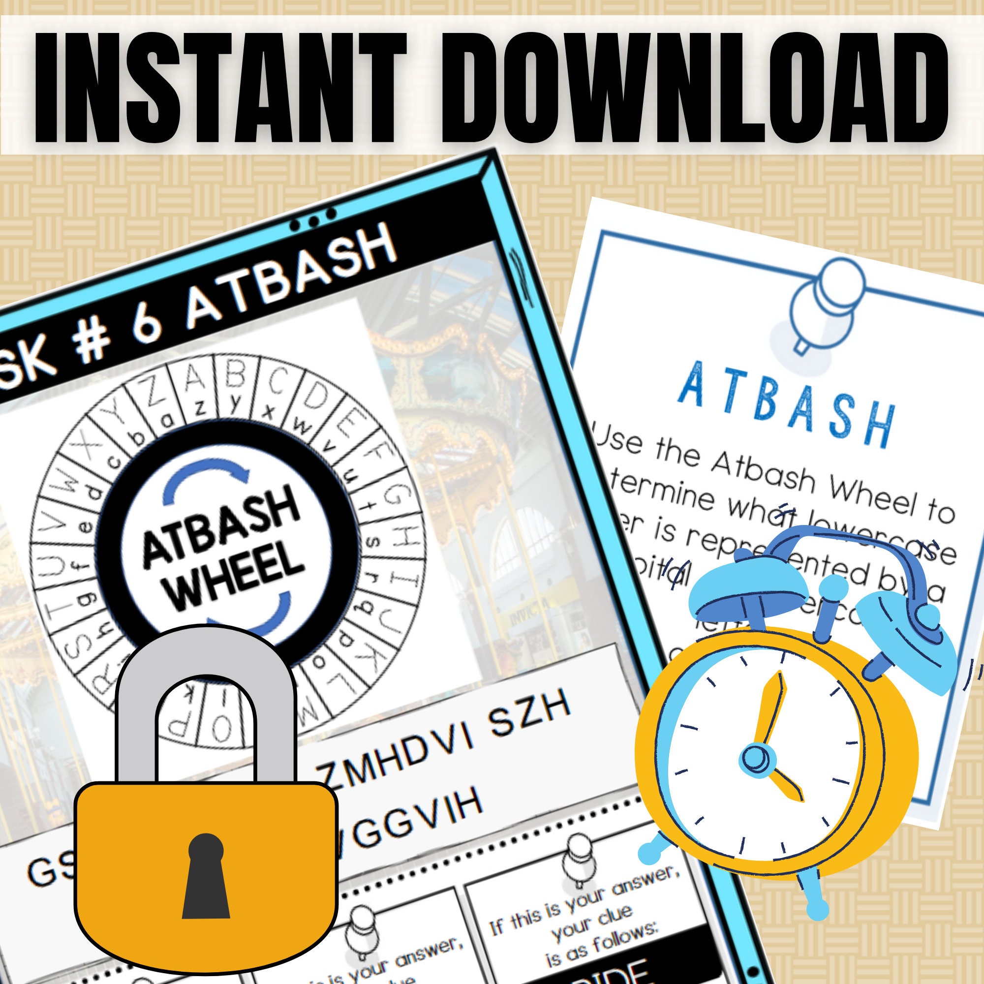 Printable Escape Room for Kids, Halloween Escape Room Kit, Escape Room ...