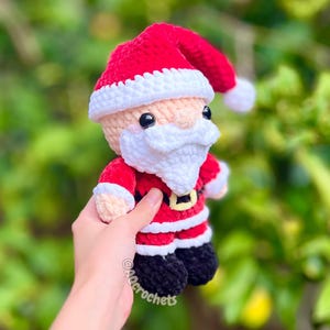 santa crochet pattern, christmas crochet pattern, holiday crochet pattern, christmas plush, crochet santa, crochet christmas pattern, cute christmas, xmas crochet pattern, crochet xmas, mrs. claus crochet pattern, amigurumi santa