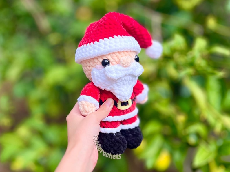 santa crochet pattern, christmas crochet pattern, holiday crochet pattern, christmas plush, crochet santa, crochet christmas pattern, cute christmas, xmas crochet pattern, crochet xmas, mrs. claus crochet pattern, amigurumi santa