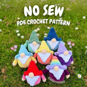 Modèle de nain au crochet sans couture (modèle de nain au crochet, modèle nain au crochet, modèle nain amigurumi, modèle au crochet printemps été)