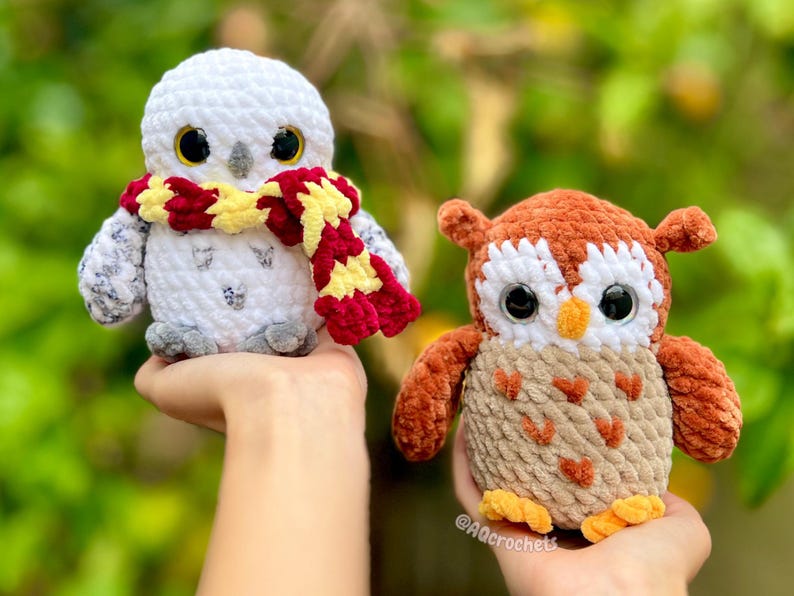 owl crochet pattern, no sew owl crochet pattern, amigurumi owl, snowy owl crochet pattern, regular owl crochet pattern, 2 in 1 owl crochet pattern, hedwig crochet pattern, animal crochet pattern, animal amigurumi