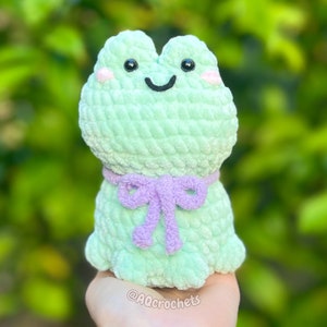 No Sew Crochet Bunny and Frog 2 in 1 PDF PATTERN no sew crochet pattern, no sew bunny crochet pattern, no sew frog crochet pattern image 4