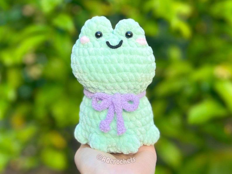 No Sew Crochet Bunny and Frog 2 in 1 PDF PATTERN no sew crochet pattern, no sew bunny crochet pattern, no sew frog crochet pattern image 4