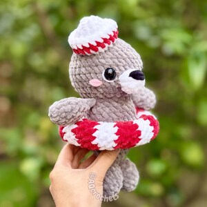 seal crochet pattern, amigurumi seal pattern, low sew seal, cute seal crochet pattern, underwater crochet pattern, animal crochet pattern