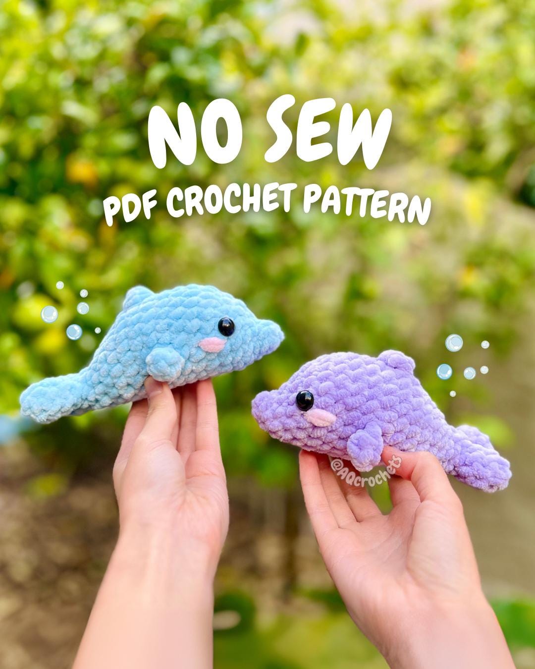 40 Dolphin Crochet Patterns for Ocean-Inspired Amigurumi, Gifts, and Nursery Decor 9 Mini Dolphin Crochet Pattern ( crochet