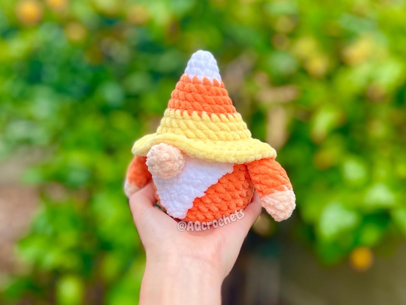 no sew halloween gnomes, crochet halloween gnomes, halloween gnomes crochet pattern, frankenstein gnome crochet pattern, candy corn crochet pattern, witch gnome crochet pattern, crochet frankenstein gnome, crochet candy corn gnome, crochet witch gnome, amigurumi halloween, halloween crochet pattern