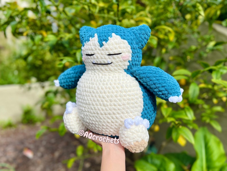 snorlax crochet pattern, amigurumi snorlax, pokemon crochet pattern, amigurumi pokemon, snorlax plush, snorlax pattern, crochet snorlax pattern, cute pokemon, anime crochet pattern, video game crochet pattern, kawaii crochet